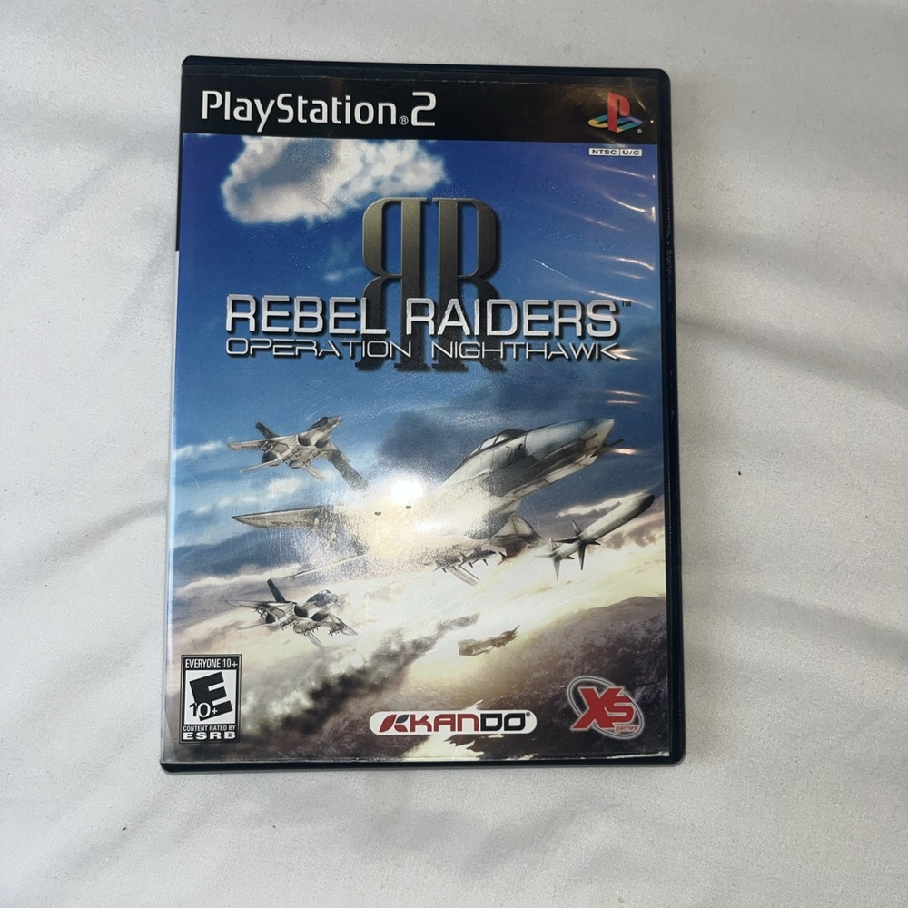 Rebel Raiders: Operation Nighthawk (Sony PlayStation 2, 2006) With Manual‎